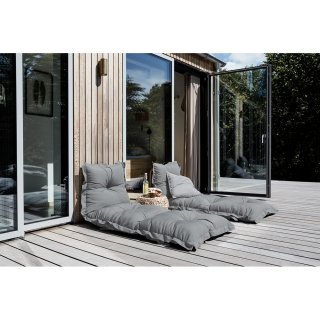 Fauteuil relax SIT AND SLEEP OUT couleur gris fonce